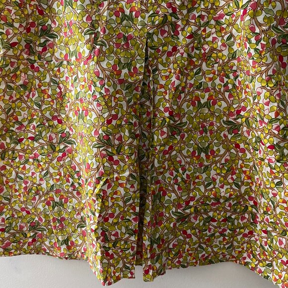 NWT Diane von Furstenberg 100% Cotton Floral Print Box Print Size 10 - Picture 3 of 7